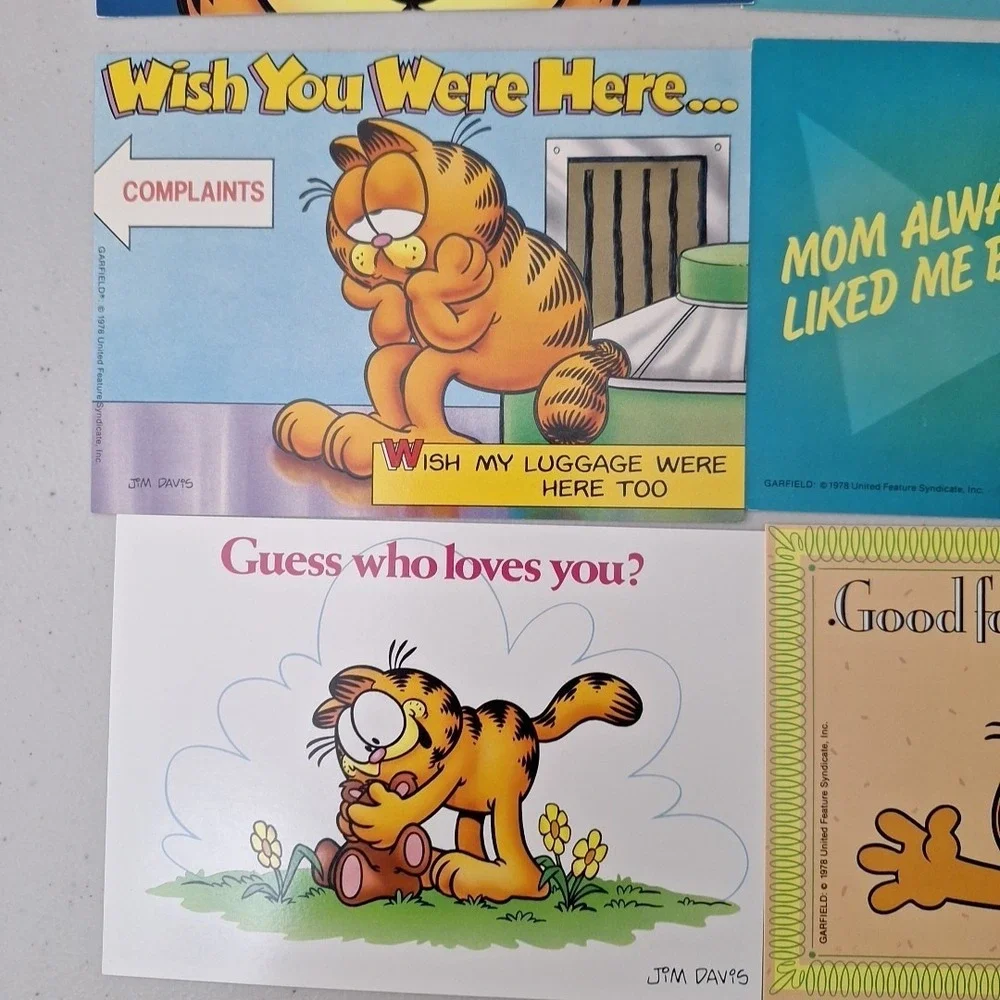 RARE Vintage GARFIELD Postcards Unposted NOS 4x6, Set Of 14, NEW